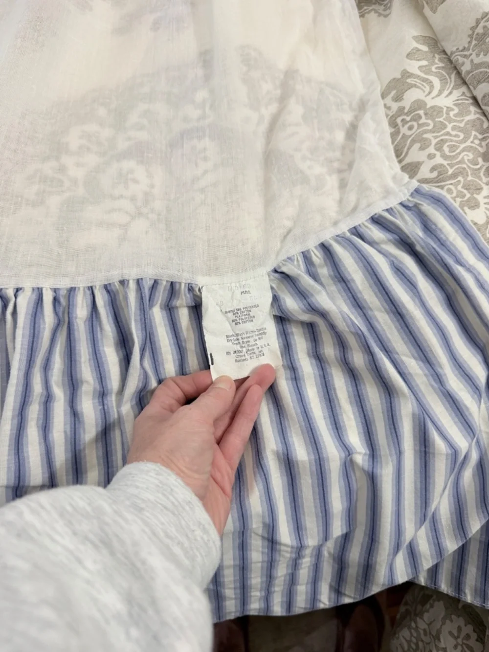Ralph Lauren Tamarind Bed Skirt Queen Size